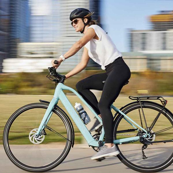 Fiets op een bekroonde e-bike